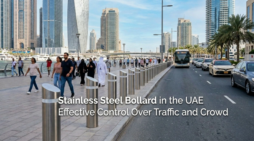 Stainless Steel Bollard in the UAE, Effective Control Over Traffic and Crowd