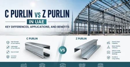 C Purlin vs Z Purlin in UAE – Key Differences, Applications, and Benefits