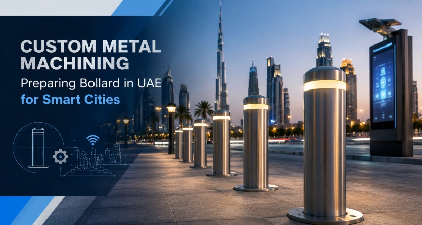 How is Custom Metal Machining Preparing Bollard in UAE for Smart Cities?