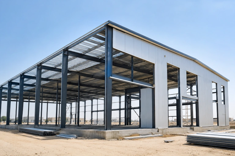 Durable and Easy-to-assemble Pre Fabricated Steel Building UAE